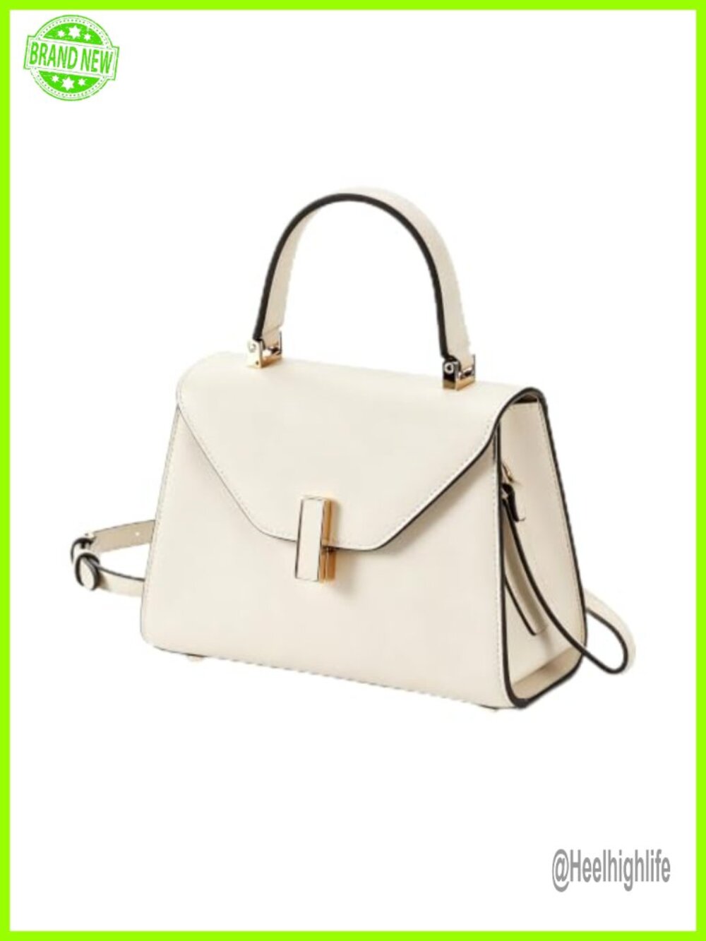 PU Leather Satchel Handbag Top Handle Shoulder Purse